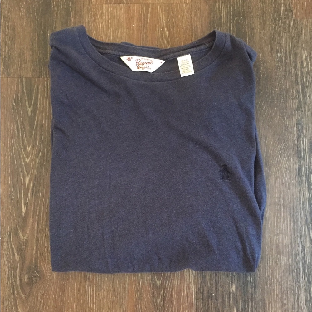Original Penguin Navy Short-Sleeve Navy T-Shirt